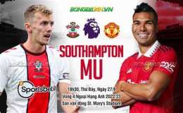 giao diện app kết quả bóng đá southampton hôm nay