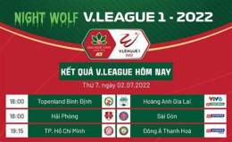 giao diện app kết quả bóng đá v-league 2