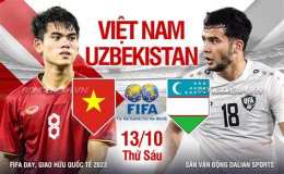 giao diện app kết quả bóng đá việt nam uzbekistan