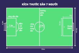 giao diện app kích thước sân bóng đá 7 người tiêu chuẩn