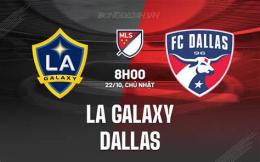 giao diện app la galaxy gặp câu lạc bộ bóng đá dallas