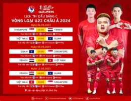 giao diện app lich bong da u 23