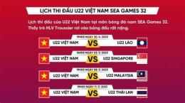 giao diện app lịch bóng đá u22 việt nam sea games