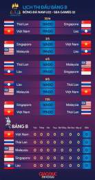 giao diện app lịch seagame 32 bóng đá nam