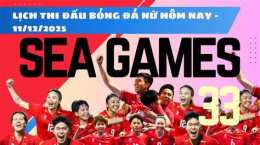giao diện app lịch thi bóng đá nữ sea games