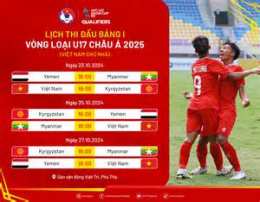 giao diện app lịch thi đấu bóng đá u 17