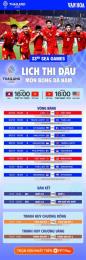 giao diện app lịch thi đấu seagame bóng đá