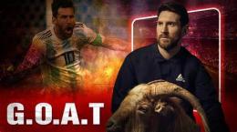giao diện app messi và ronaldo ai là goat trong bóng đá