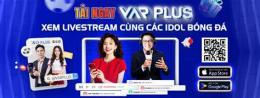 giao diện app nhận đinh bóng đá plus