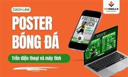 giao diện app poster bóng đá đẹp