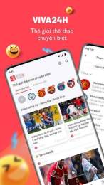 giao diện app tin thể thao bóng đá anh