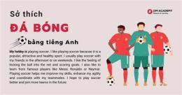 giao diện app tôi thích chơi bóng đá bằng tiếng anh