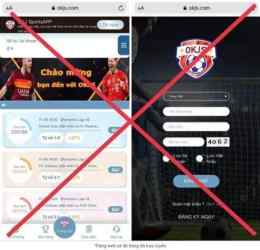 giao diện app trang có độ bóng đá