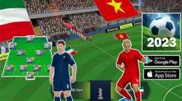 giao diện app trò chơi bóng đá việt nam