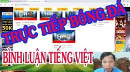 giao diện app trực tiếp bóng đá bình luận tiếng việt