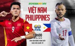 giao diện app vietnam philippines bóng đá