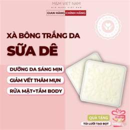 giao diện app xà bông trắng da