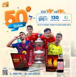 giao diện app xem bóng đá trên mytv