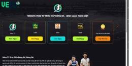 giao diện app xem bóng đá vebotv