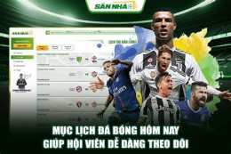 giao diện app xem da bong hom nay