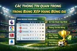 hướng dẫn sử dụng bảng xếp bóng đá pháp