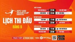 hướng dẫn sử dụng giải bóng đá u20 châu á