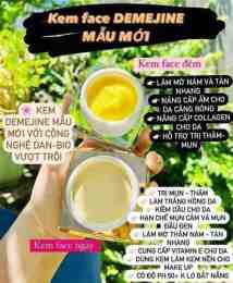 hướng dẫn sử dụng kem demejine ban đêm có bong da không