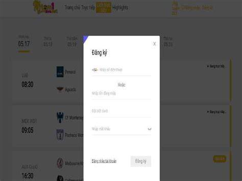 hướng dẫn sử dụng lịch bóng đá trực tuyến