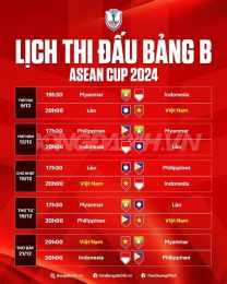 hướng dẫn sử dụng lịch thi đấu bóng đá việt nam asean cup