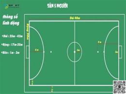 hướng dẫn sử dụng sân bóng đá 5 người