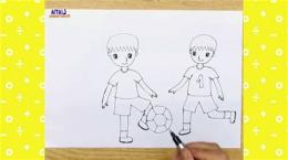 hướng dẫn sử dụng vẽ dáng người đá bóng