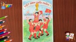 hướng dẫn sử dụng vẽ tranh chủ đề bóng đá