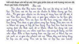 hướng dẫn sử dụng viết đoạn văn về bóng đá lớp 3