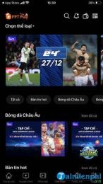 hướng dẫn sử dụng xem bóng đá trên fpt