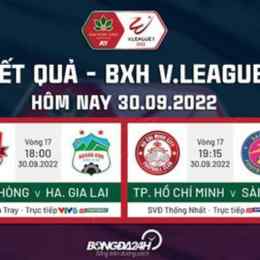 kết quả bóng đá v-league 2