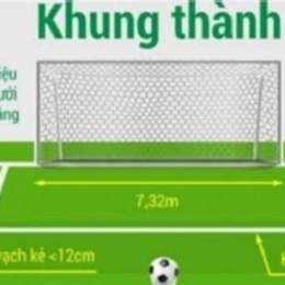 kích thước gôn bóng đá
