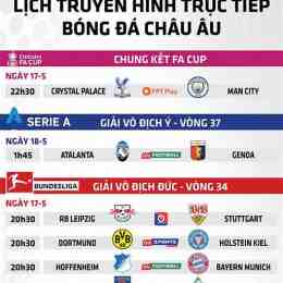 lịch bóng đá fa cup
