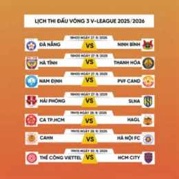 lịch bóng đá vel v league 2026