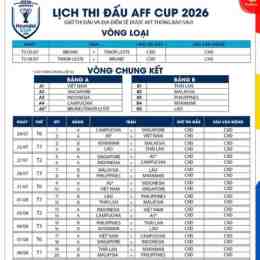 lich da bong aff cup