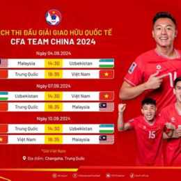 lịch đội tuyển bóng đá quốc gia việt nam