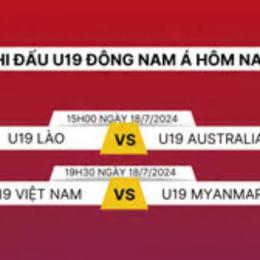 lich thi dau bong da u19 dong nam a