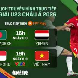 lịch trực tiếp bóng đá u23 việt nam