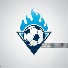 logo bóng đá vector