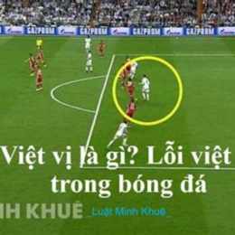 luật việt vị trong bóng đá