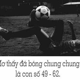 mơ đá bóng đánh con gì