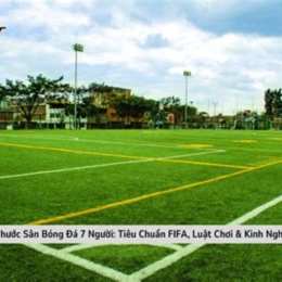 một sân bóng đá tiêu chuẩn có dạng hình chữ nhật