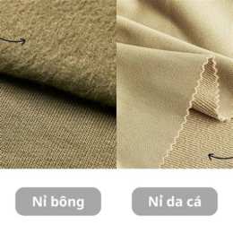 nỉ da cá và nỉ bông cái nào tốt hơn