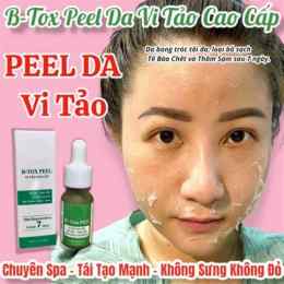 peel da vi tảo mấy ngày bong
