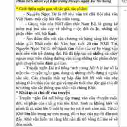 phân tích nhân vật khờ trong đá trổ bông