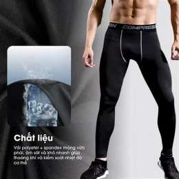 quần giữ nhiệt đá bóng